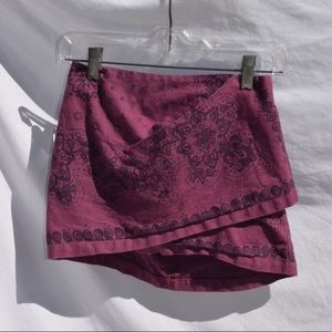 Purple free people skirt